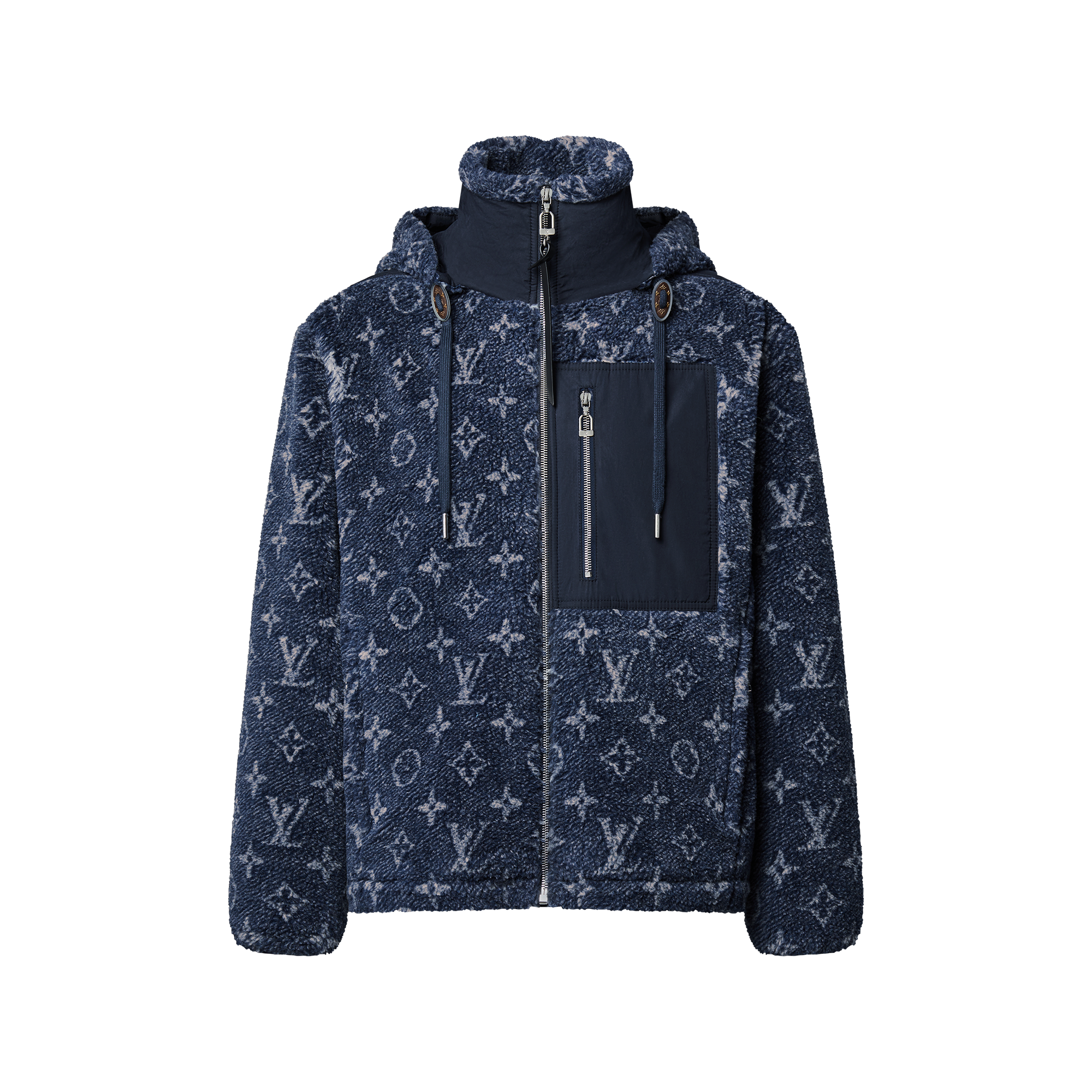Denim-Effect Monogram Fleece Jacket - Women - Ready-to-Wear